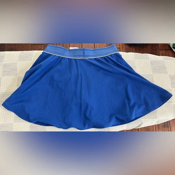 EUC Nike Tennis Skort Skirt Royal Navy Blue Small S - Picture 2 of 5